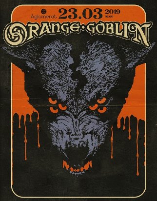 Orange Goblin в клубе Aglomerare