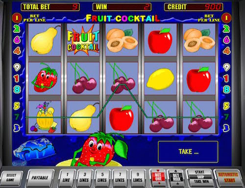 Особенности игрового автомата «Fruit Cocktail»