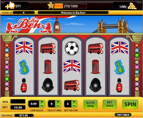 Путешествие в Лондон с игровым автоматом «Big Ben»